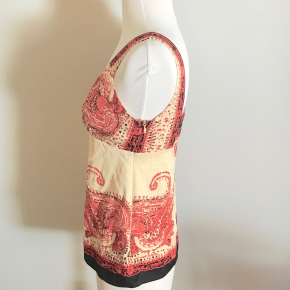 THE LIMITED Sleeveless Floral Peplup Top Size S - Picture 4 of 8